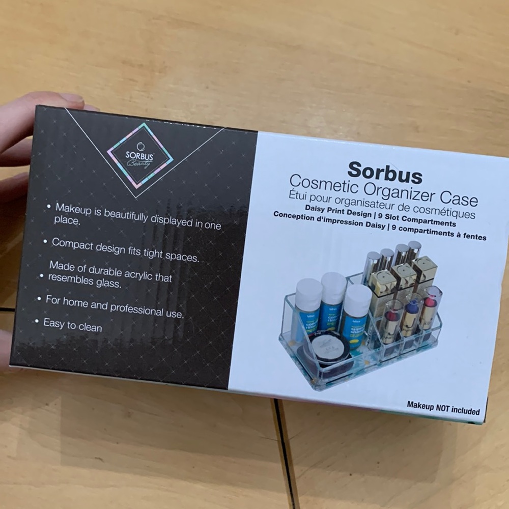 (NWT) Sorbus cosmetic make up organizer case